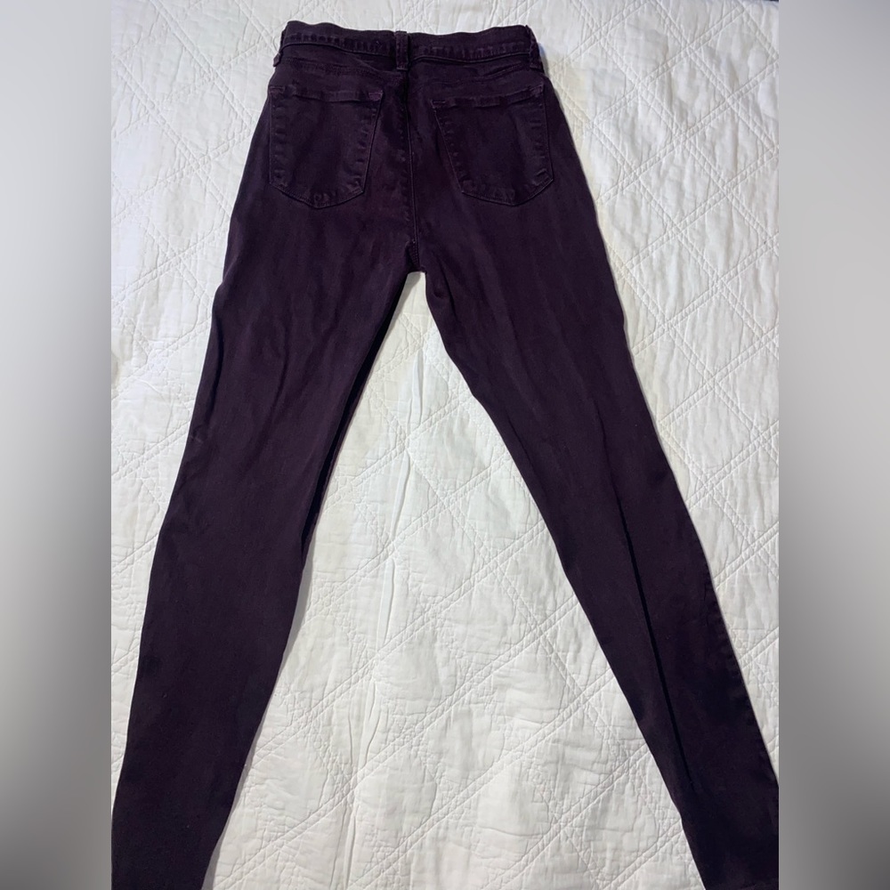 Dark plum skinny jeans. Great condition and great quality.